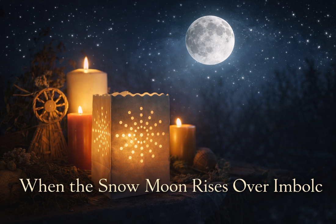 When the Snow Moon Rises Over Imbolc