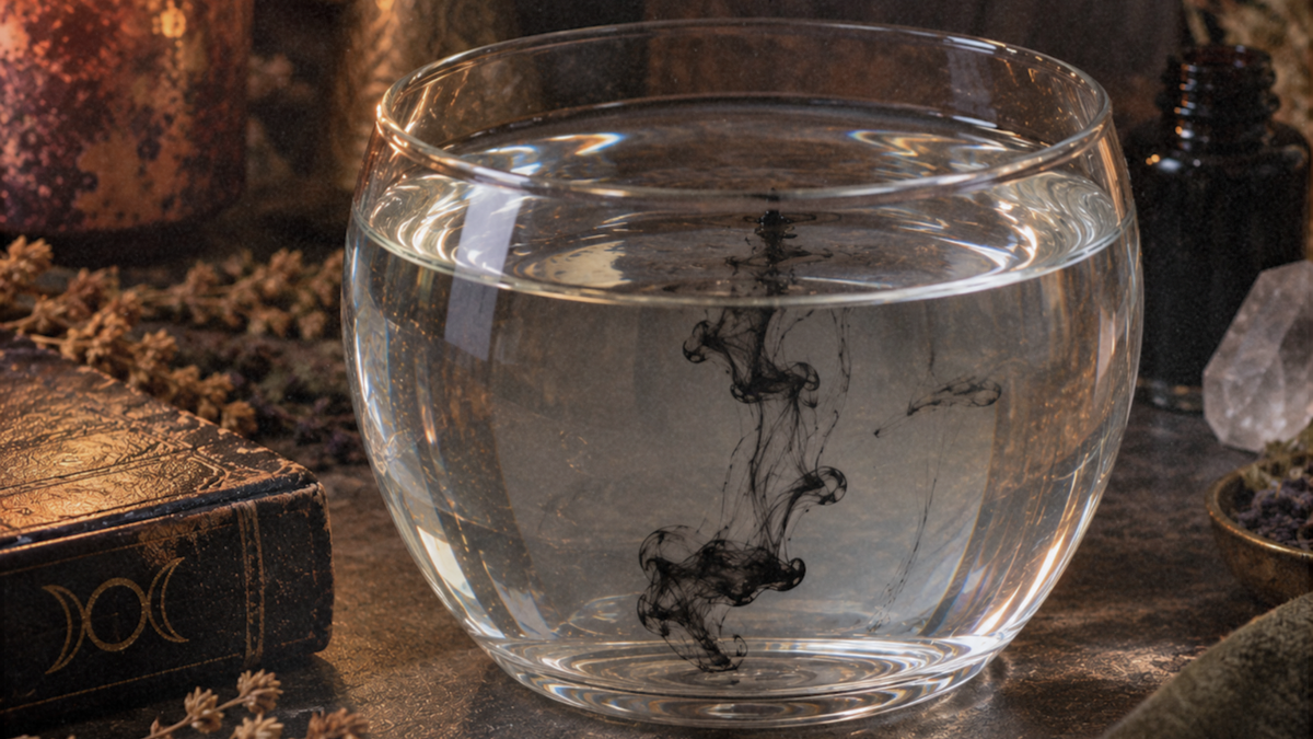 Ink Scrying: Reading What Moves Between Light & Dark