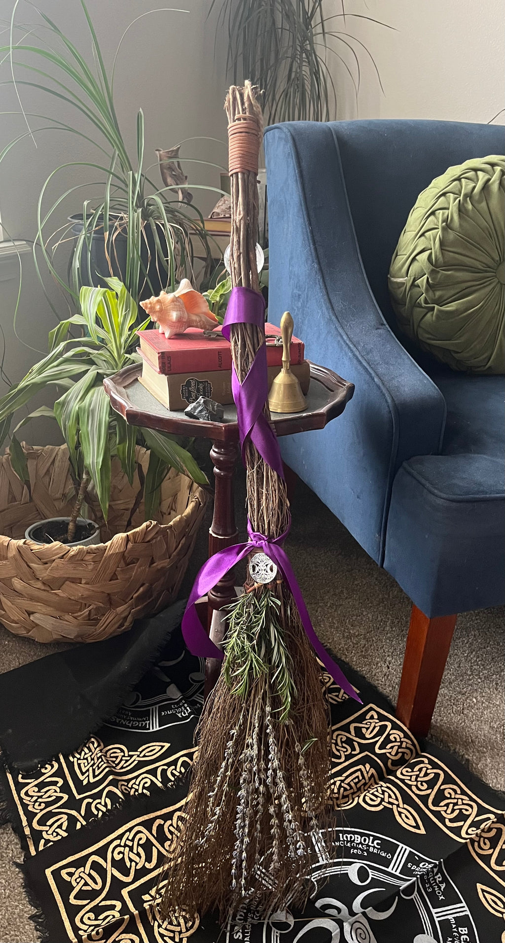 CUSTOM ORDER - The Witch’s Besom I Broom. Customize your besom for your Craft. Choose elements/crystals/colors/herbs.