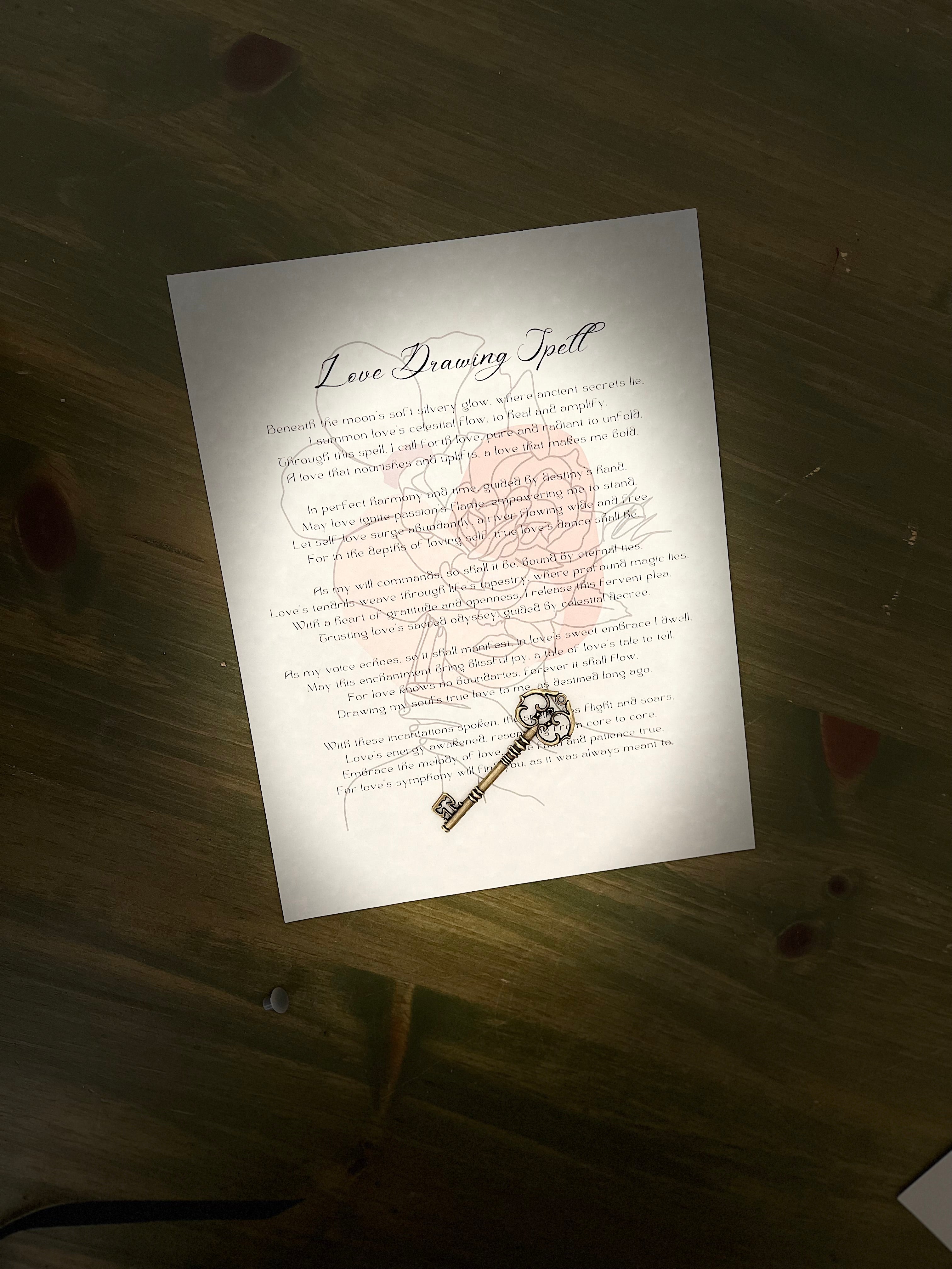 Love Spell Attraction for Attracting Love into your life and Manifesting Self Love.
