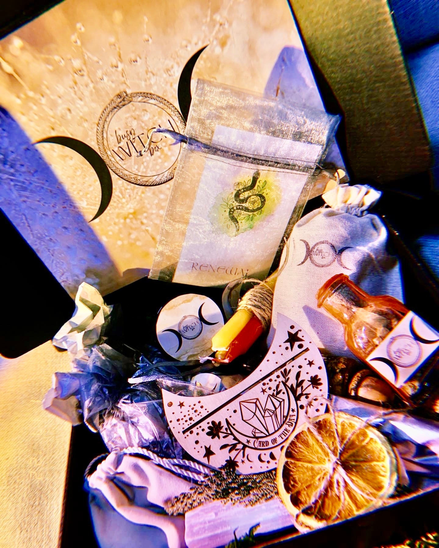 Imbolc Ritual Sabbat box for your Celebration ! Magickal items for Altar,Decor, Spell Work, Ritual, Tools & Divination