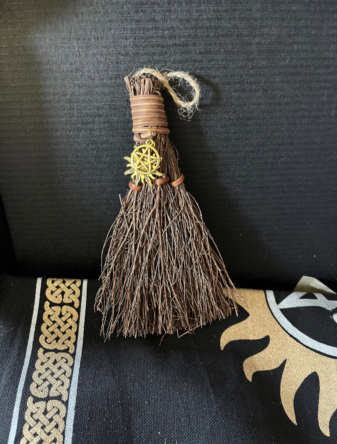 Altar Besom, Witch's Broom - Ritual Altar Tool for Purifying & Cleansing for your Altar or Great Gift for your Magickal Friends!