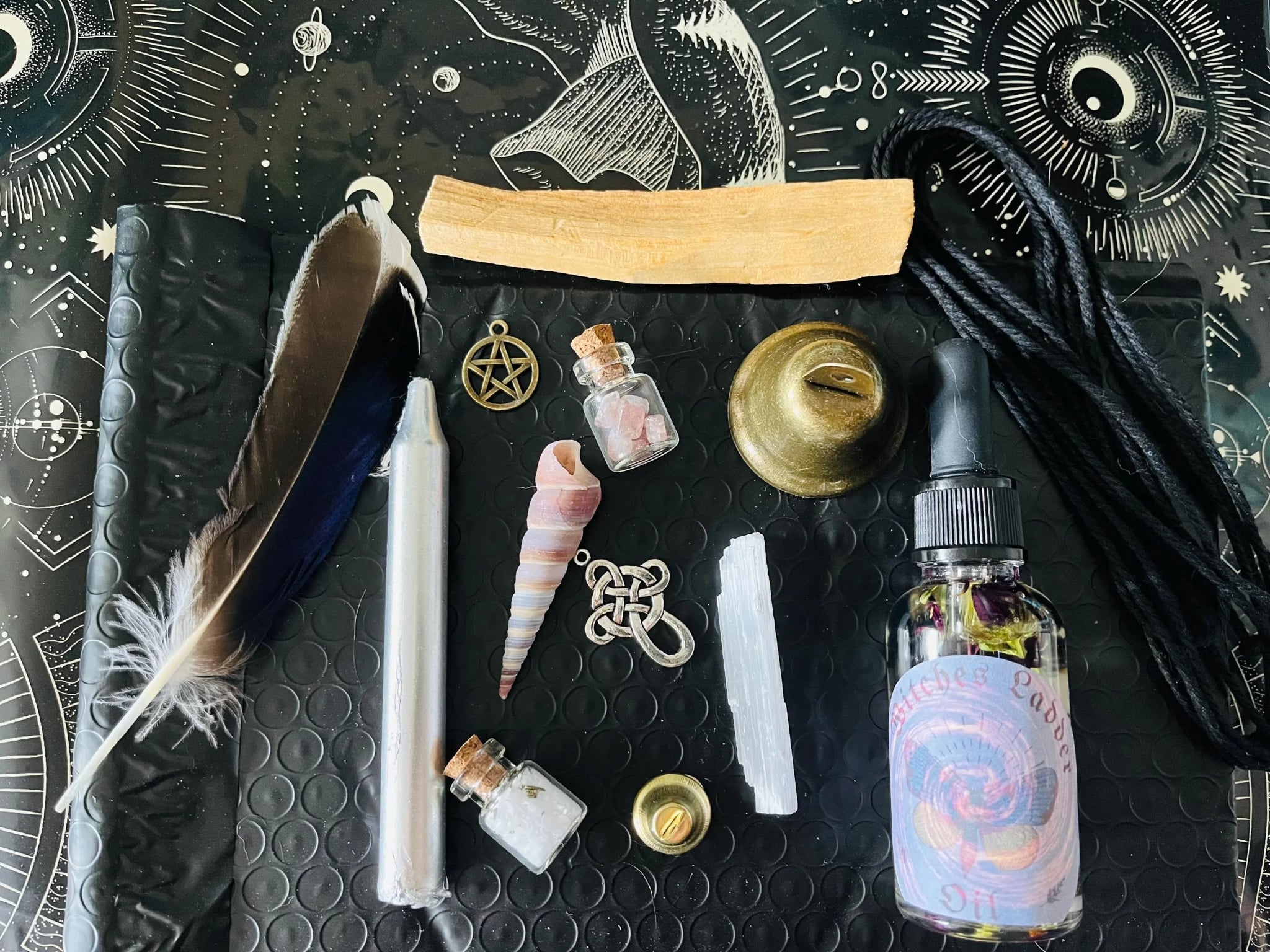 Witches’ Ladder Spell Kit. Knot Magick for Manifestation and Protection Ritual. Witchcraft Tools for Weaving Fate & Intention