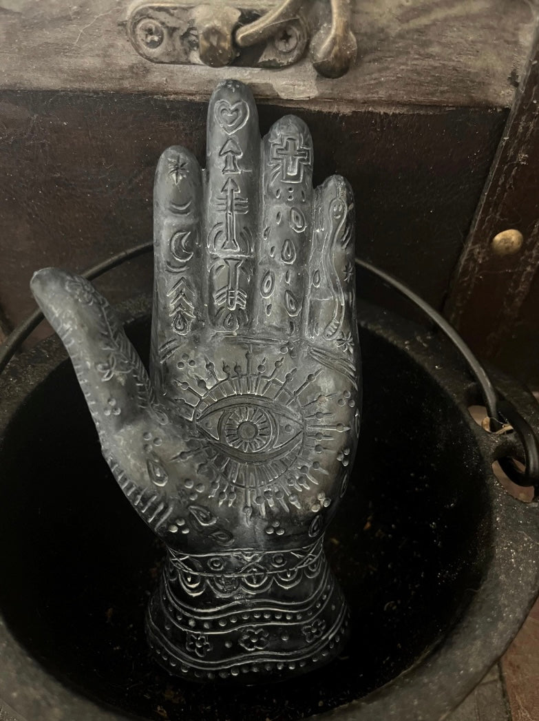 Palmistry Hand / Fortune Telling / Hamsa Hand / Evil Eye Protection