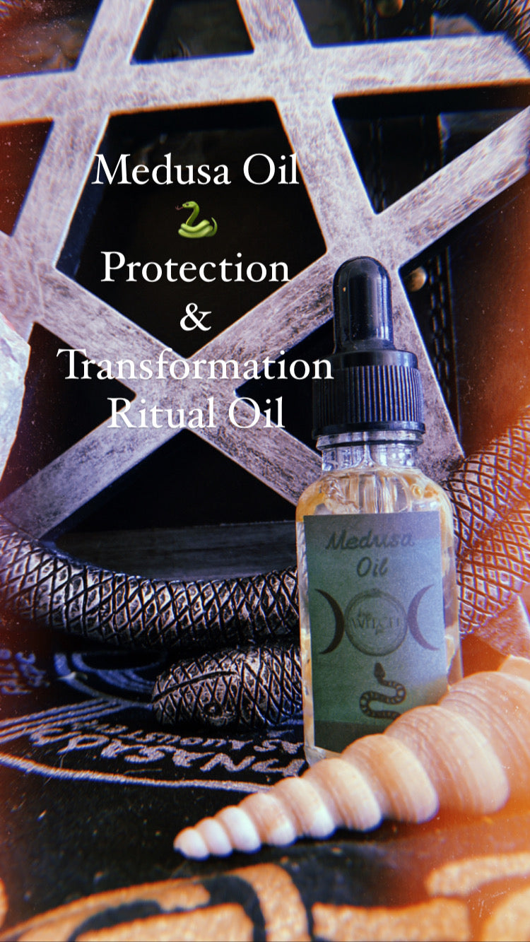 Serpent Sovereign-Medusa Anointing Oil of Transformation & Protection