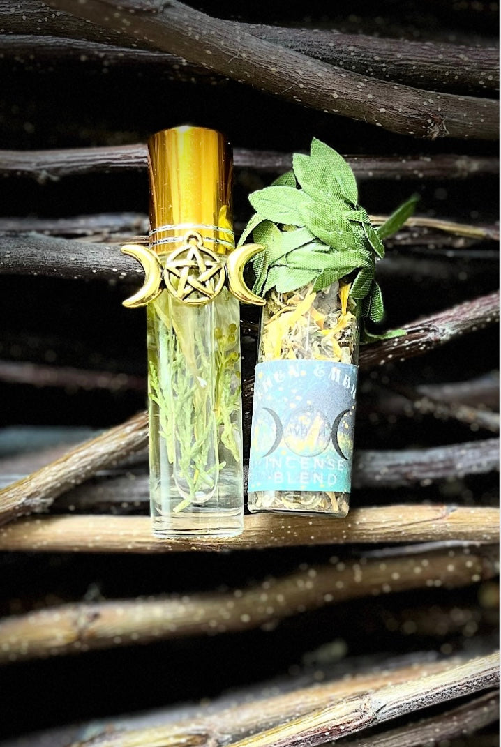 Taurus Zodiac Gift Set and Season of Taurus Spell Work set! Prosperity and Abundance of Taurus. Anointing Oil, Incense,Candles,Altar Card.